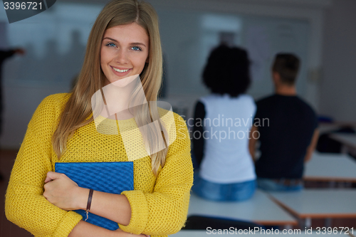 Image of portrait of young female student