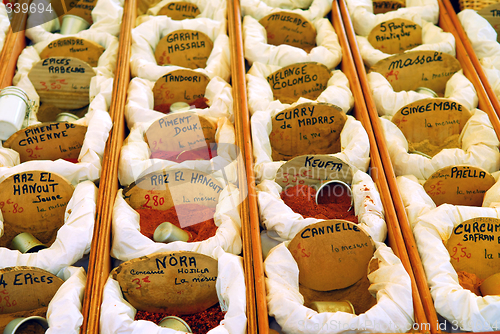 Image of Spices on the market