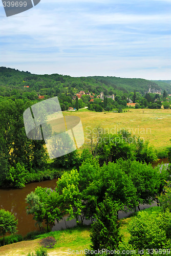 Image of Dordogne river in France