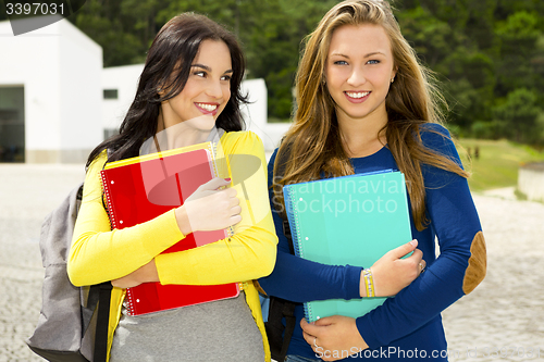 Image of Happy students