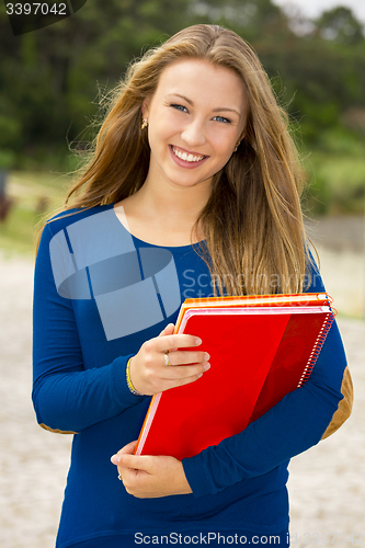 Image of Happy teen girl 