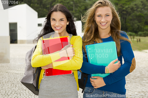 Image of Happy students