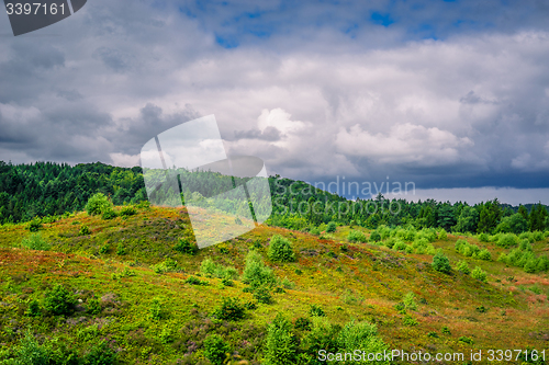 Image of Landscape from Denmark with cloudy weather