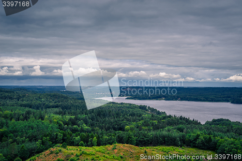 Image of Landscape with a river in Denmark