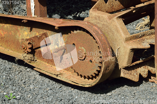 Image of Old and rusty machinery.