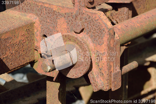 Image of Old and rusty machinery.