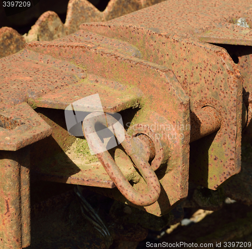 Image of Old and rusty machinery.