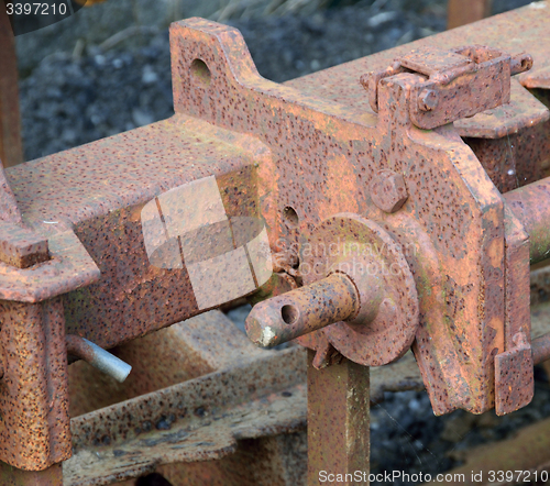 Image of Old and rusty machinery.