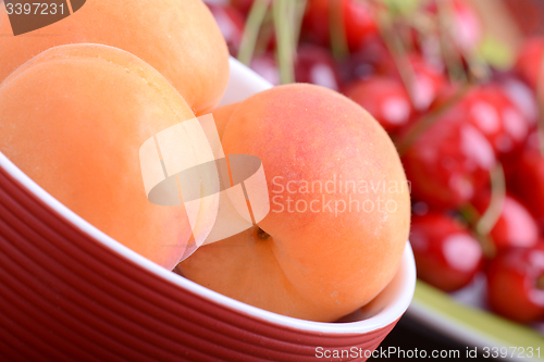 Image of Summer Fruits, cherries, apricots