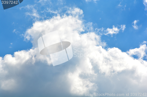 Image of clouds in the blue sky