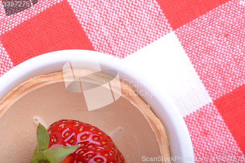 Image of Fresh ripe perfect strawberry - health food 