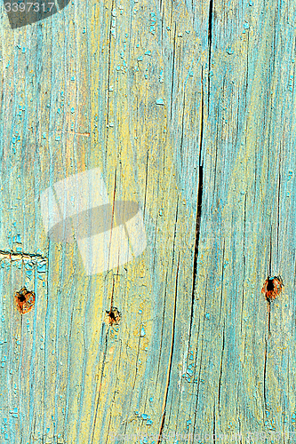 Image of Blue old wooden background