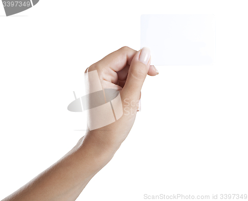 Image of Hand with business card