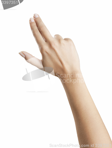 Image of Finger wipe isolated