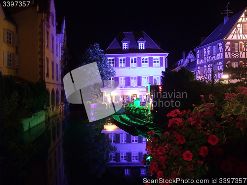 Image of Colmar at night