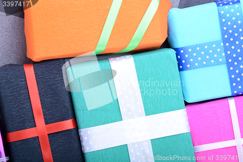 Image of holiday gift boxes collection