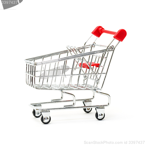 Image of Metallic Shopping Cart