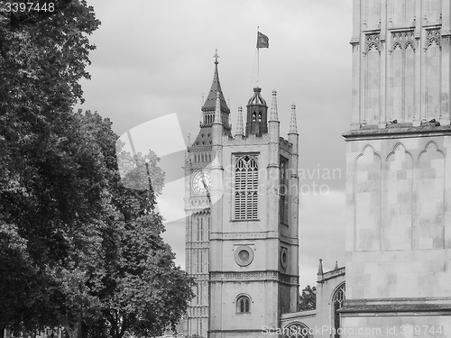 Image of Black and white Royal Stock Exchange in London