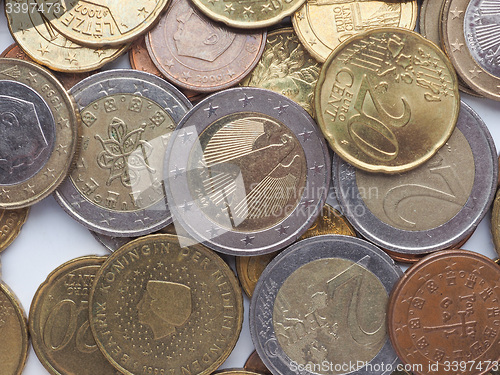Image of Euro coins