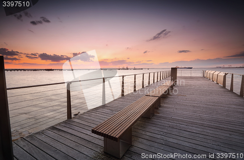 Image of Sunset over Botany Bay Sydney Australia