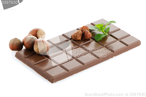 Image of Chocolate Bar with hazelnuts