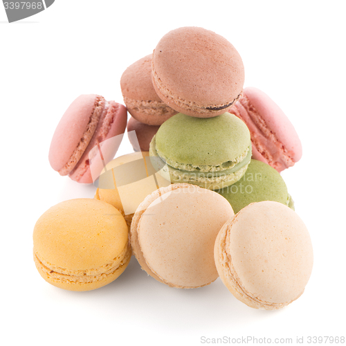 Image of Colorful French Macarons