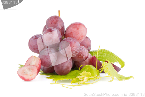 Image of Bunch of red grapes