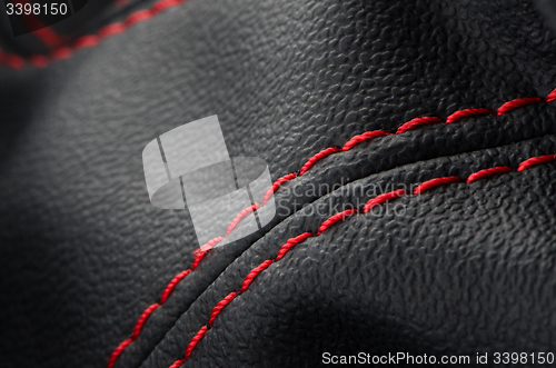 Image of Black leather 
