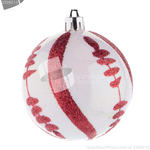 Image of Red Christmas bauble