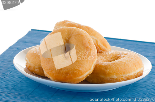 Image of Donuts on a plate 