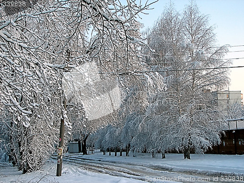 Image of winter street