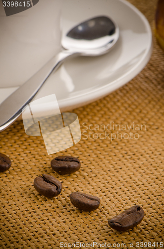 Image of Cup of black coffee 