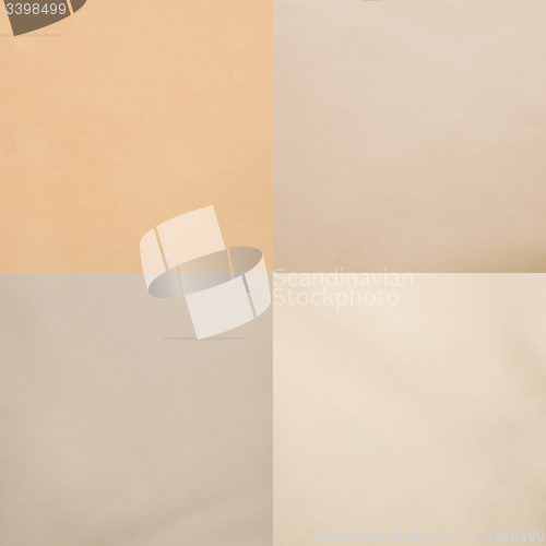 Image of Set of beige leather samples