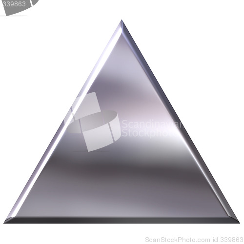 Image of 3D Silver Triangle