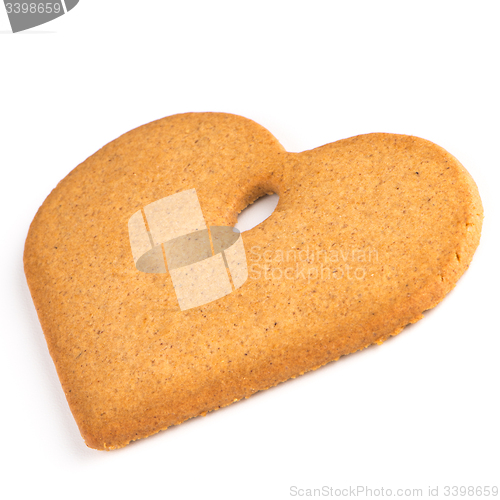 Image of Christmas decoration: heart shaped gingerbread 