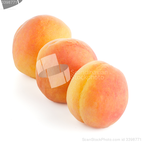 Image of Three sweet peaches