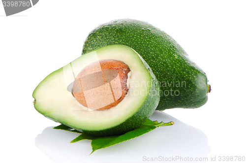 Image of Avocados on white 