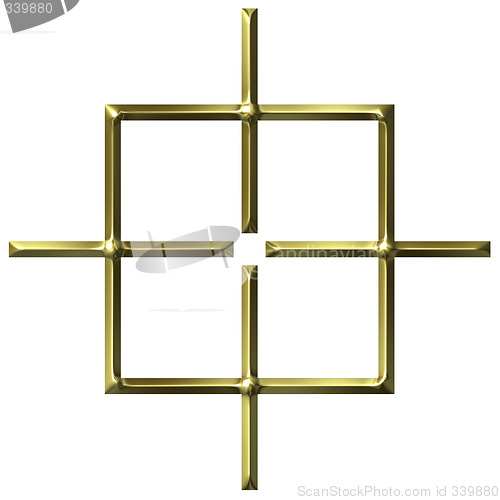 Image of 3D Golden Square Target