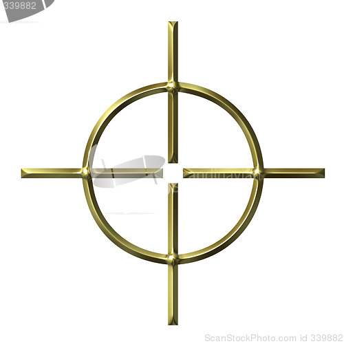 Image of 3D Golden Target