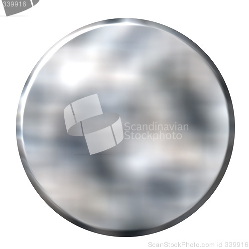 Image of 3D Tin Foil Circular Button