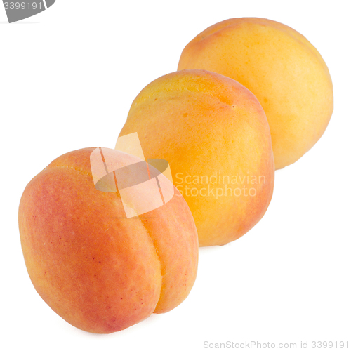 Image of Three sweet peaches