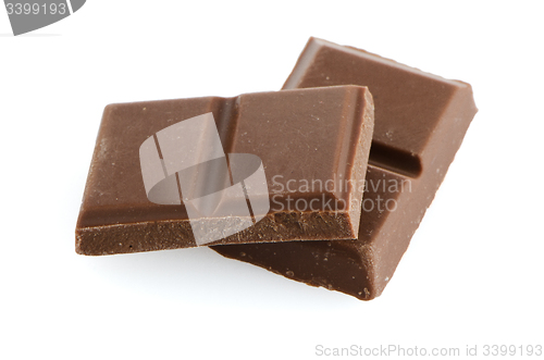 Image of Closeup detail of chocolate parts