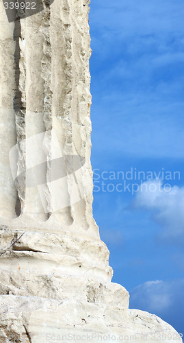 Image of Ancient Greek Column close up