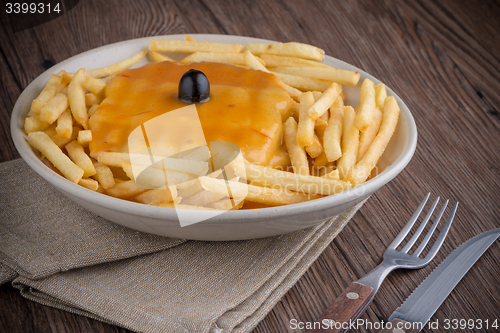 Image of Francesinha on plate