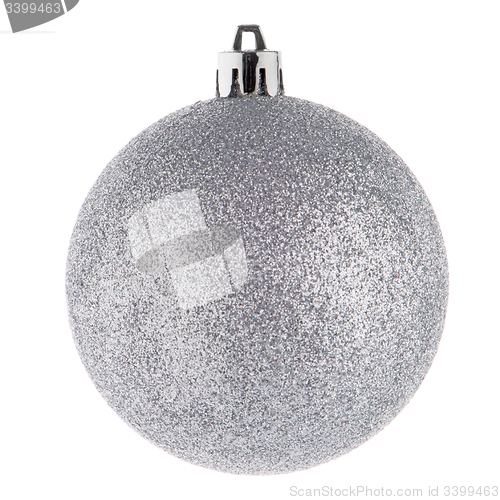 Image of Silver christmas ball