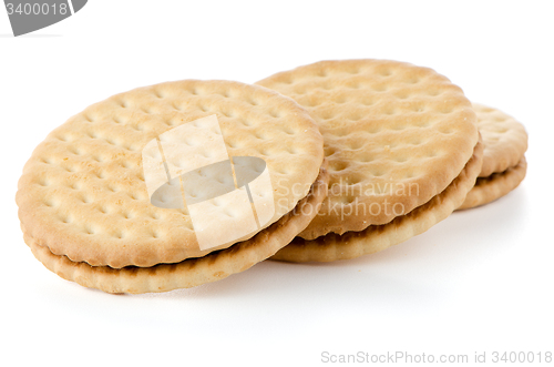 Image of Sandwich biscuits with chocolate filling