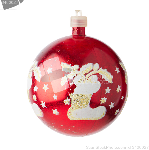 Image of Christmas ball isolated