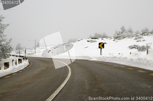 Image of Snowy Road