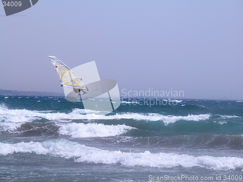 Image of wind surfer