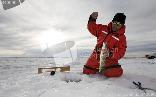 Image of Ice fishing